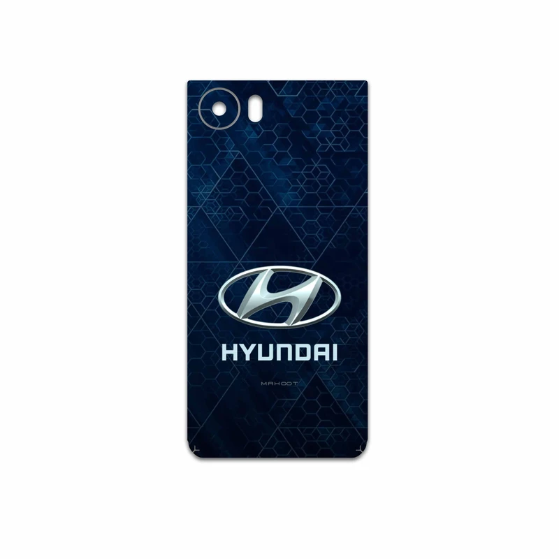 برچسب پوششی ماهوت مدل Hyundai-Logo مناسب برای گوشی موبایل بلک بری KEYONE