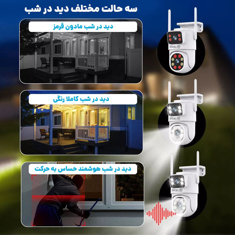 دوربین مداربسته تحت شبکه اسفیورد مدل Z322