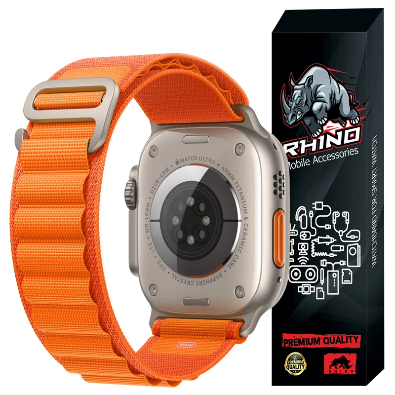 بند راینو مدل Alpine Loop مناسب برای ساعت هوشمند T800 ultra / T900 ultra / HK8 Pro max / HK9 Ultra 2