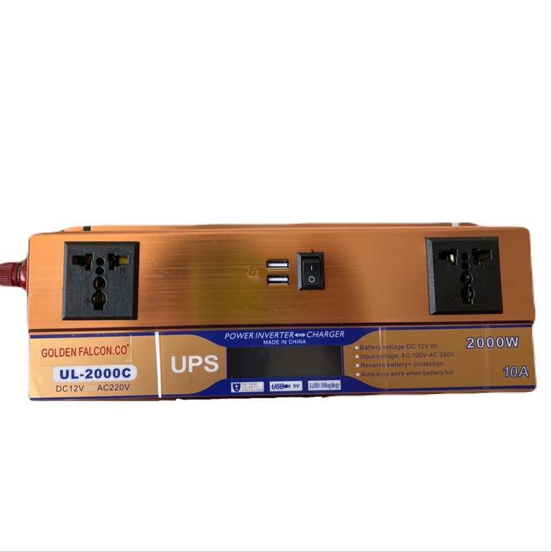 اینورتر خورشیدی مدل اینورتر شارژر  UL_2000C ظرفیت 2000 وات