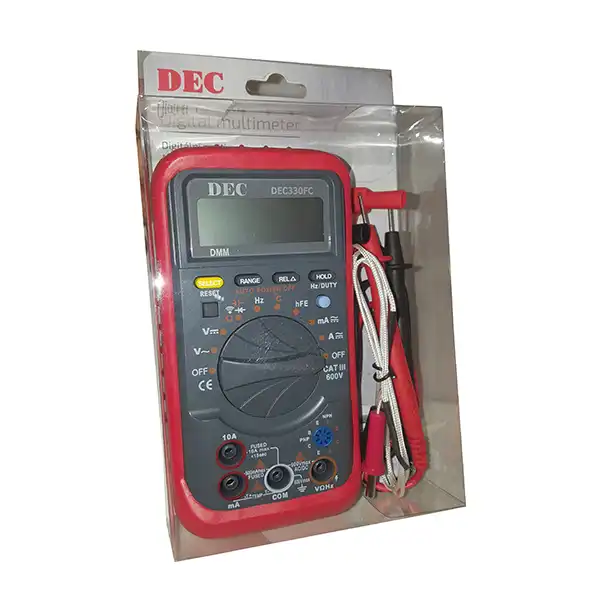 مولتی متر دیجیتال مدل DEC 330FC