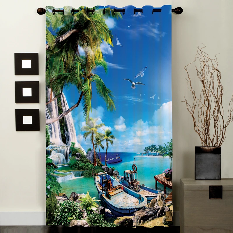 پرده رنس مدل CC1-50162 سایز 290x138 سانتی متر