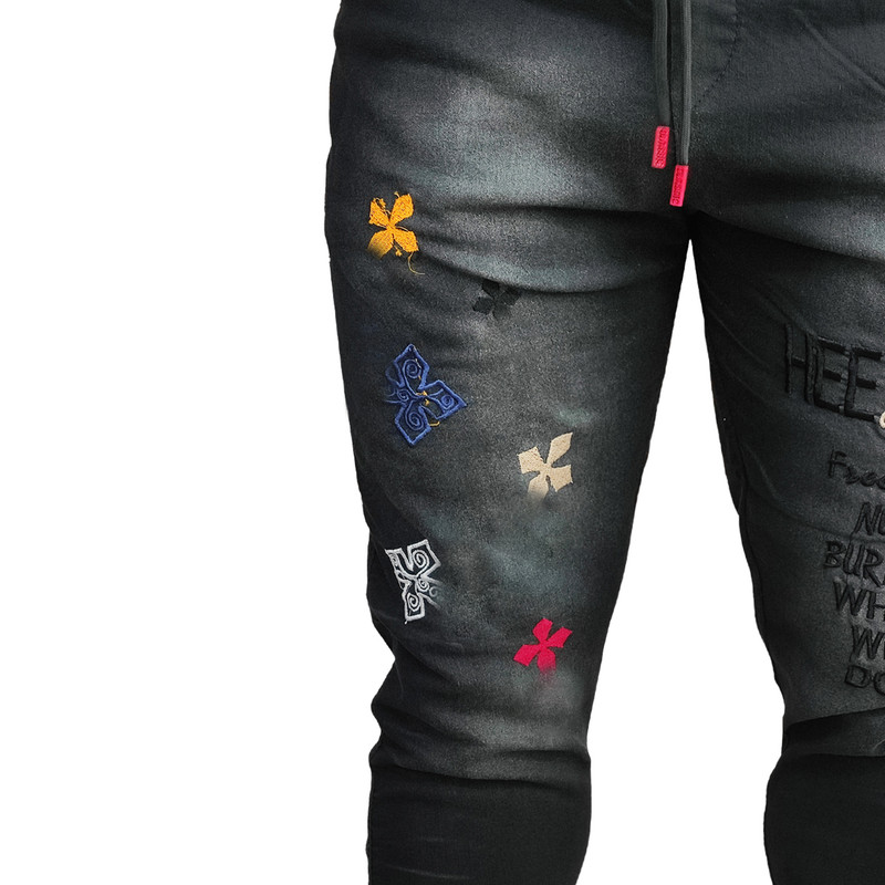 شلوار جین مردانه مدل اسلش کد Ns41