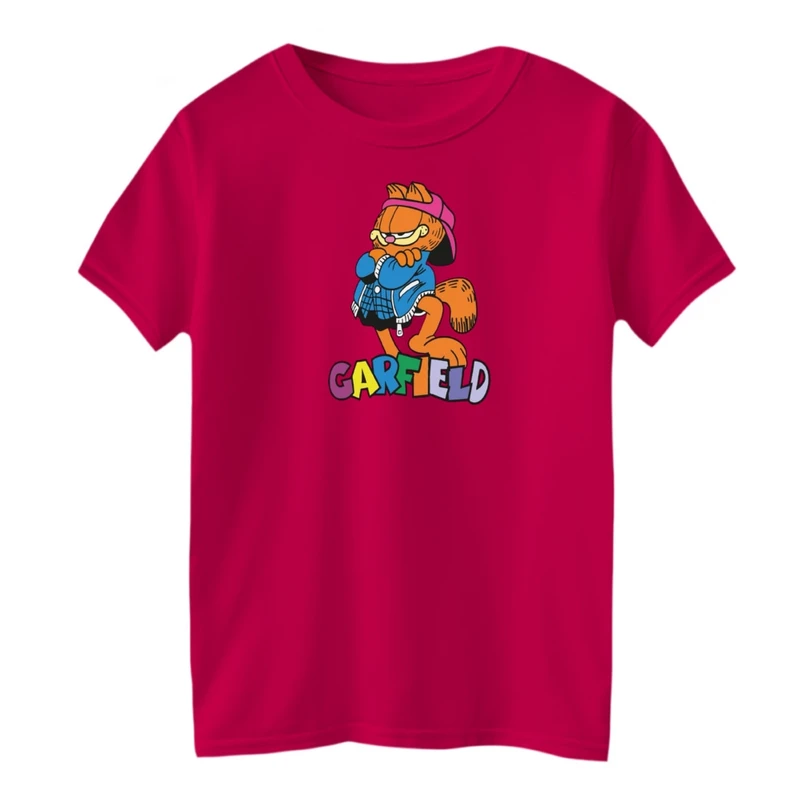 تی شرت آستین کوتاه بچگانه مدل گارفیلد کد 05