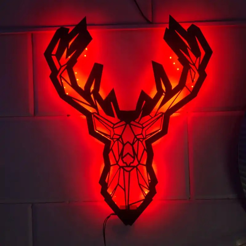 چراغ دیواری مدل گوزن شاخدار