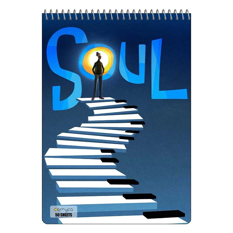 دفتر نقاشی 50 برگ سیمی کارنیکا طرح روح Soul کد 51087