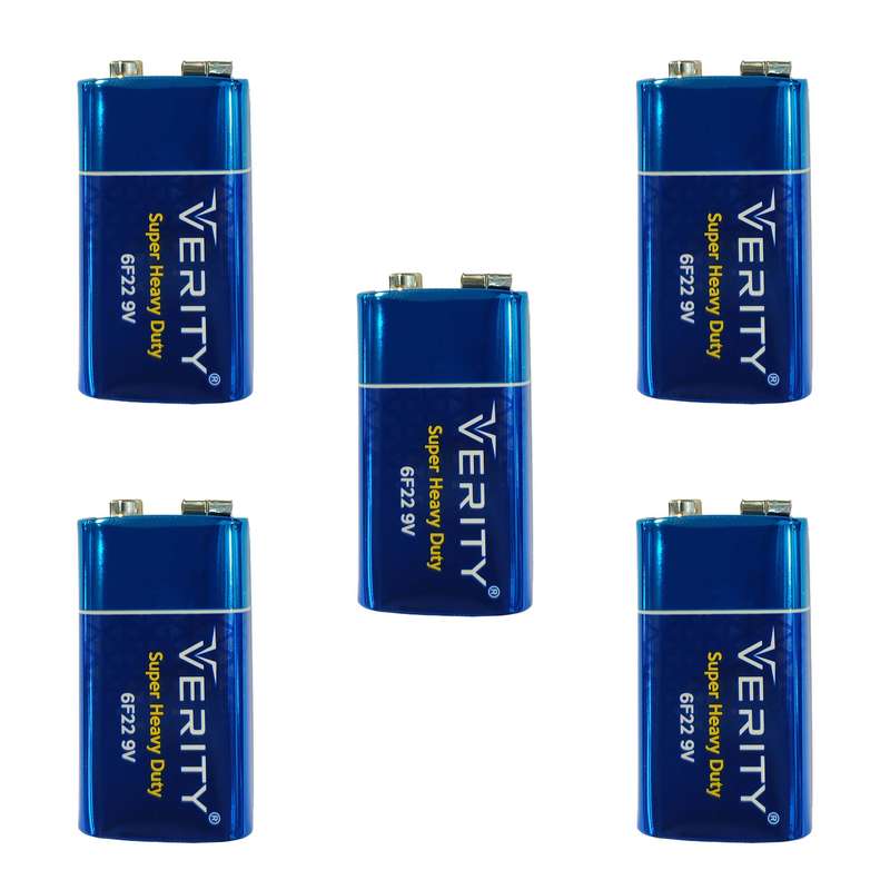 باتری کتابی وریتی مدل Super Heavy Duty بسته پنج عددی