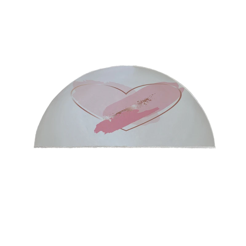 پادری مدل نیم دایره طرح قلب کد 8586 سایز 90×45 سانتی متر