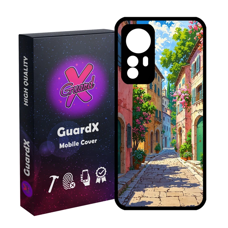 کاور گارد ایکس طرح کوچه مدل Glass10748 مناسب برای گوشی موبایل شیائومی Redmi Note 12S