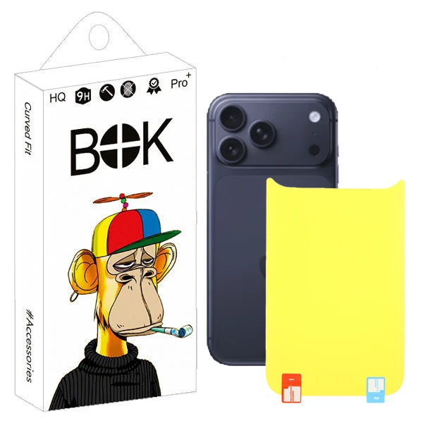 محافظ پشت گوشی بوک مدل TPU Optiva مناسب برای گوشی موبایل اپل iPhone 17 pro max