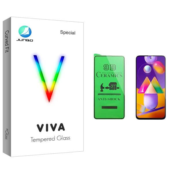 محافظ صفحه نمایش سرامیکی جانبو مدل Viva Glass مناسب برای گوشی موبایل سامسونگ Galaxy M31s
