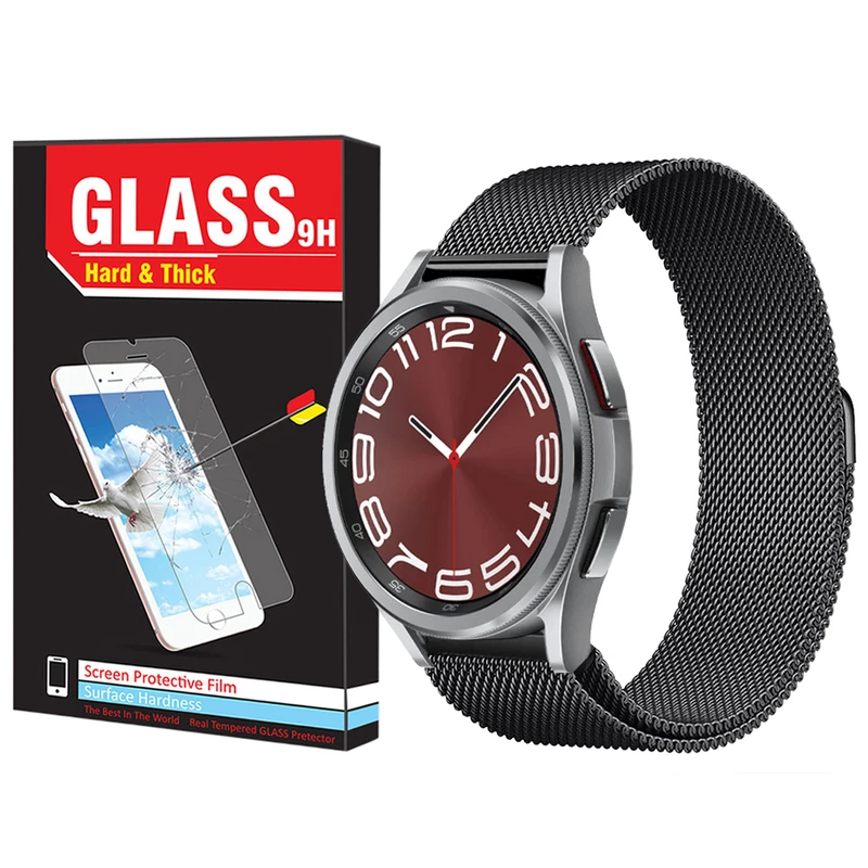 بند هارد اند تیک مدل Milanese مناسب برای ساعت هوشمند سامسونگ Galaxy Watch 6 Classic 43mm