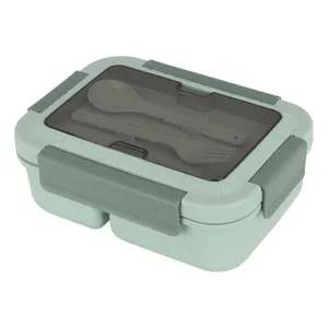 ظرف نگهدارنده مدل  lunch box به همراه قاشق و چنگال