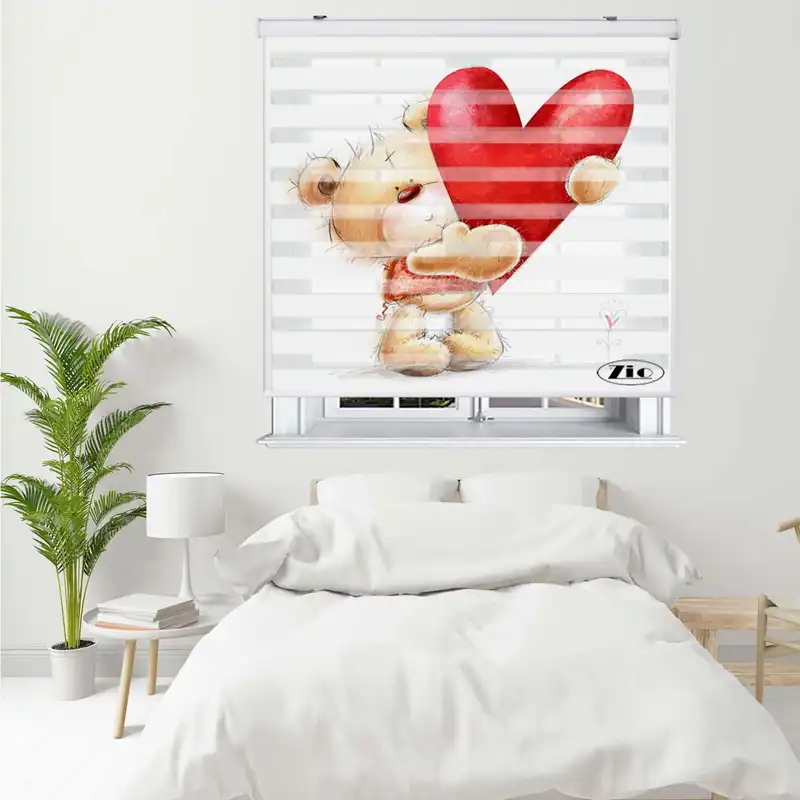 پرده زبرا زیو مدل K3067 سایز 150x200 سانتی متر