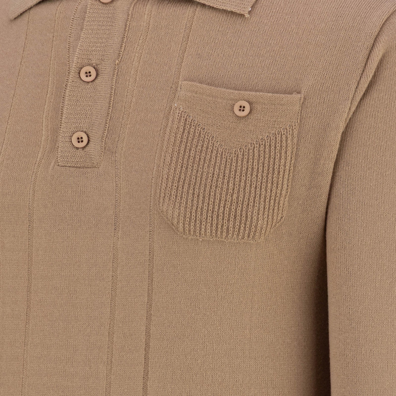 پلیور یقه برگردان مردانه رایکا مدل ND1 کد CR1