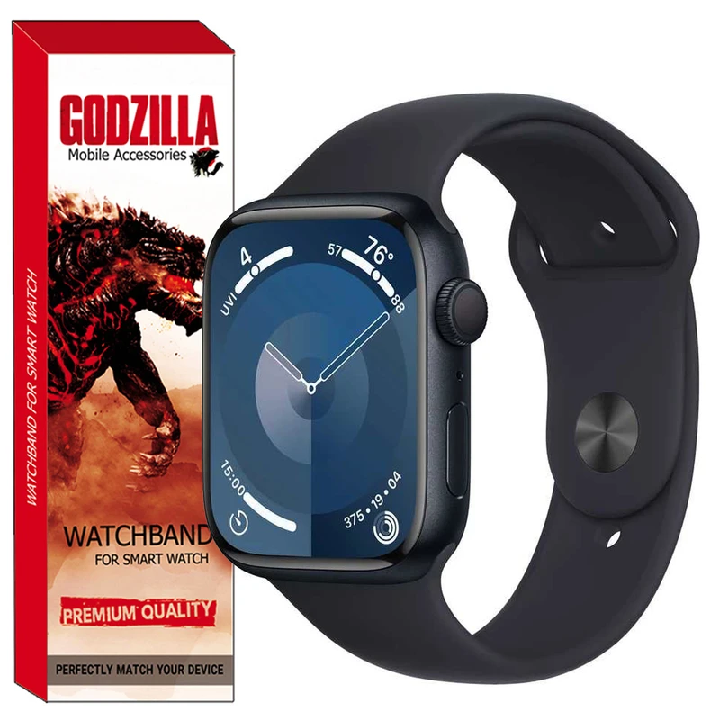 بند گودزیلا مدل SILICONE مناسب برای اپل واچ Series 9 41mm