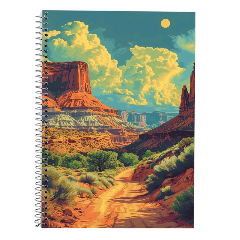 دفتر لغت 50 برگ مدوپد طرح کویر کد DF16680