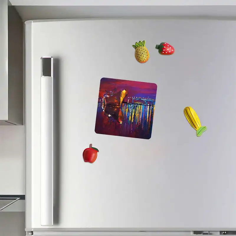 مگنت طرح نقاشی رنگ روغن مدل mg10577
