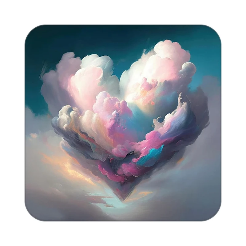 زیر لیوانی کاکتی مدل عاشقانه کد mp10662