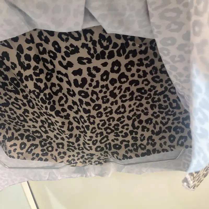 مایو زنانه مدل پلنگی کاپدار آستردار