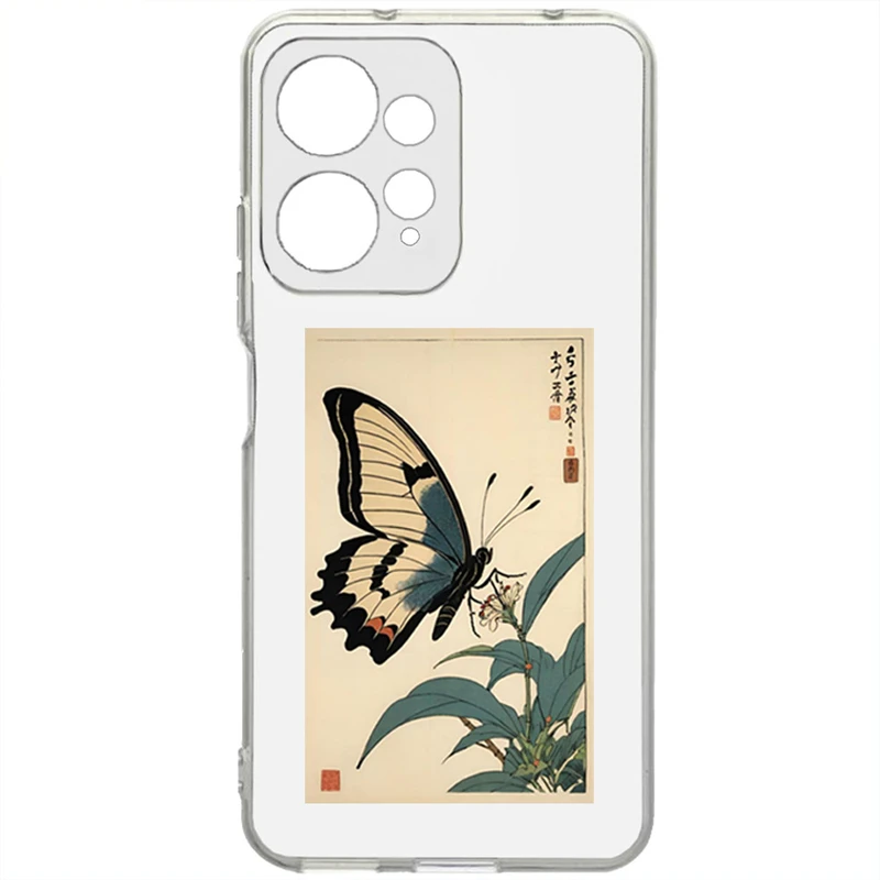 کاور طرح Basme Butterfly  مناسب برای گوشی موبایل شیائومی Xiaomi Note 12 4G
