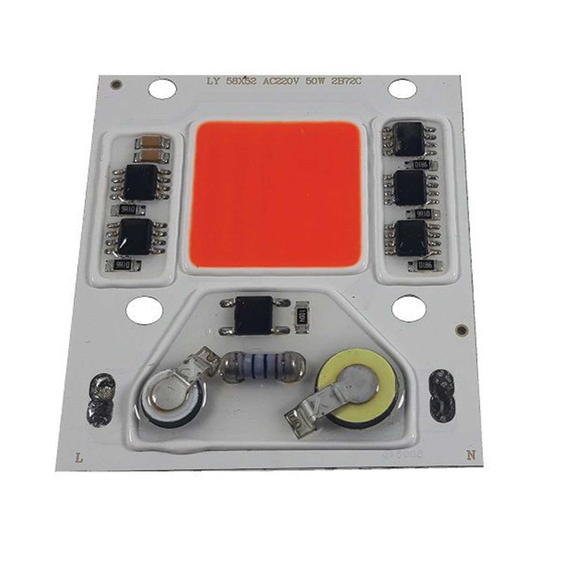 چیپ ال ای دی رشد گیاه 50 وات مدل LY بسته 4 عددی