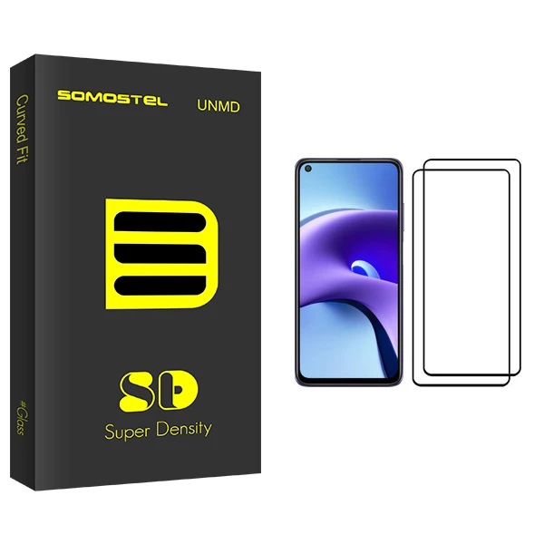محافظ صفحه نمایش سوماستل مدل Sd Glass مناسب برای گوشی موبایل شیائومی Redmi Note 9T بسته دو عددی