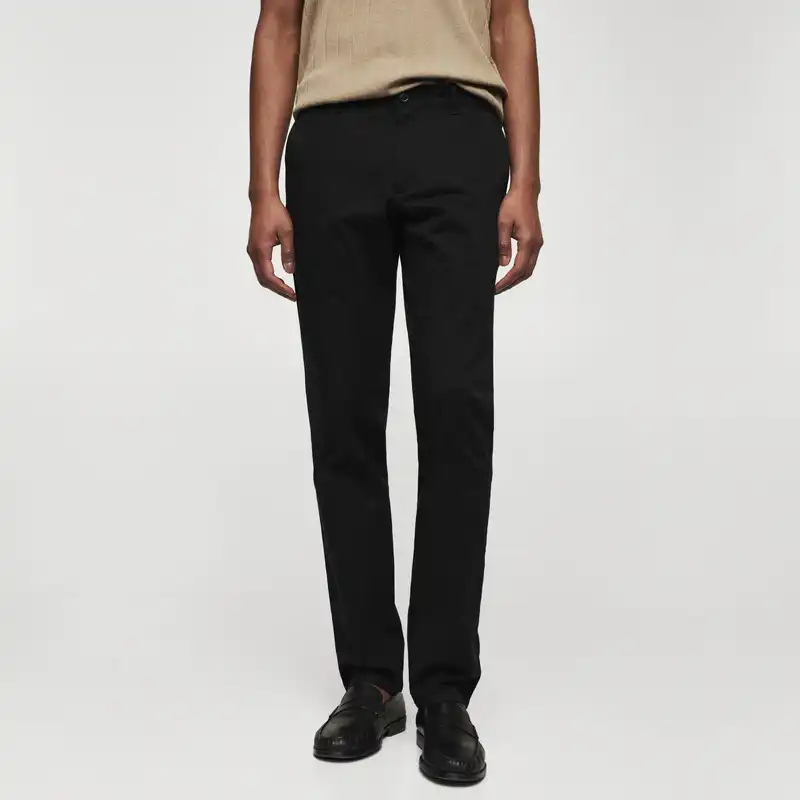 شلوار مردانه مانگو مدل کتان کد BK844BOR