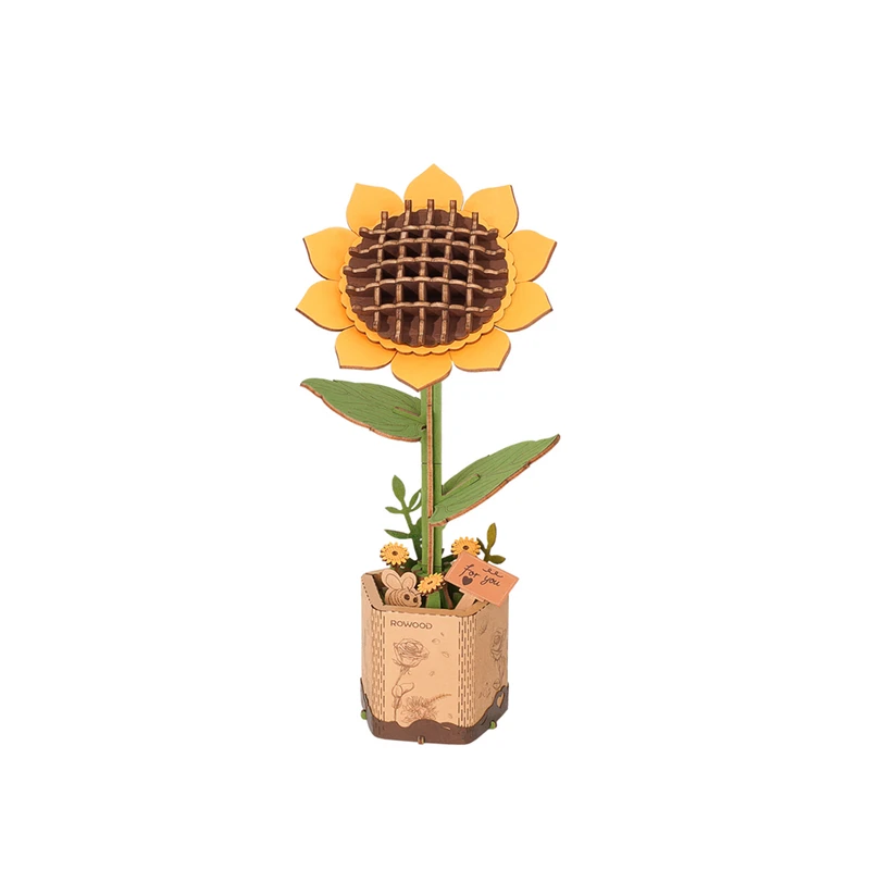 ساختنی 86 تکه مدل گل Sunflower 