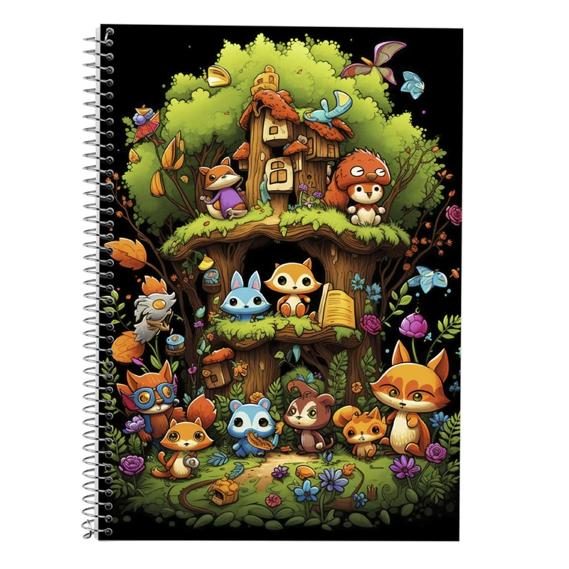 دفتر لغت 50 برگ مدوپد طرح Ghibli کد DF2561