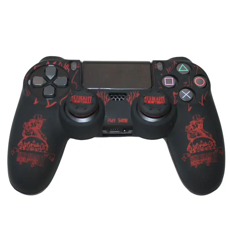 کیف حمل کنسول بازی پلی استیشن 4 مدل real RED DEAD به همراه محافظ دسته و روکش آنالوگ