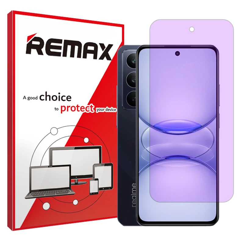 محافظ صفحه نمایش ضداشعه بنفش ریمکس مدل هیدروژلی مناسب برای گوشی موبایل ریلمی C75x