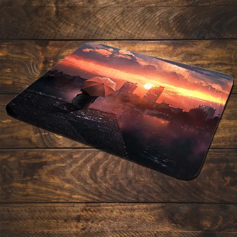 ماوس پد طرح باران کد B229