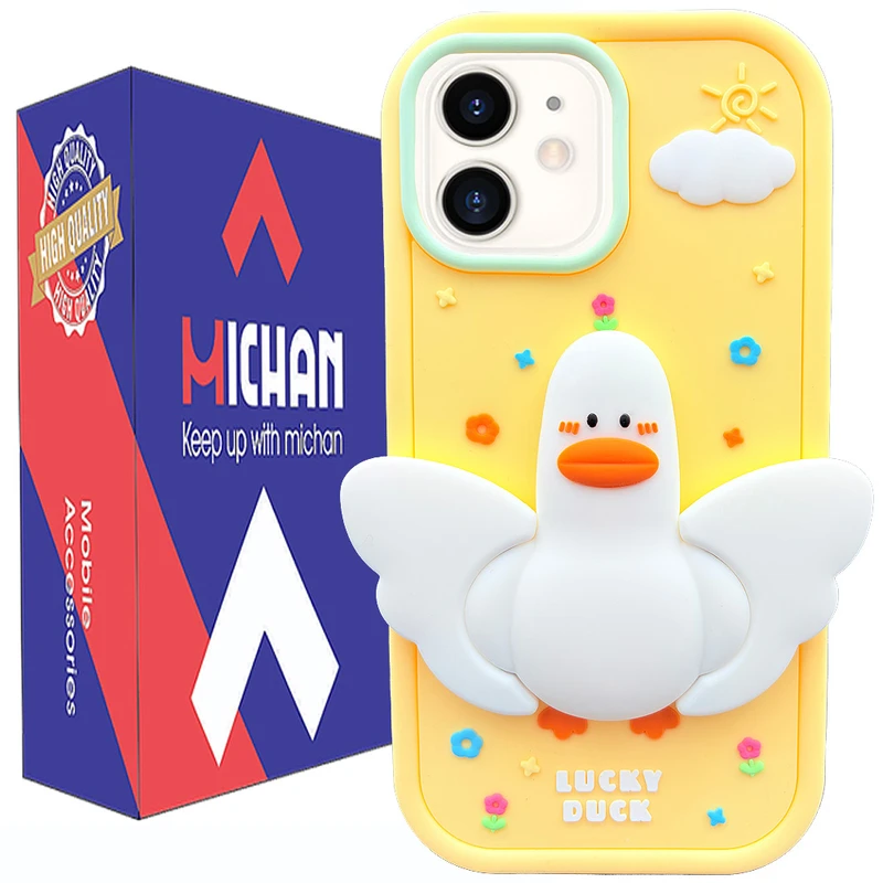 کاور میچان طرح اردک مناسب برای گوشی موبایل اپل IPHONE 11