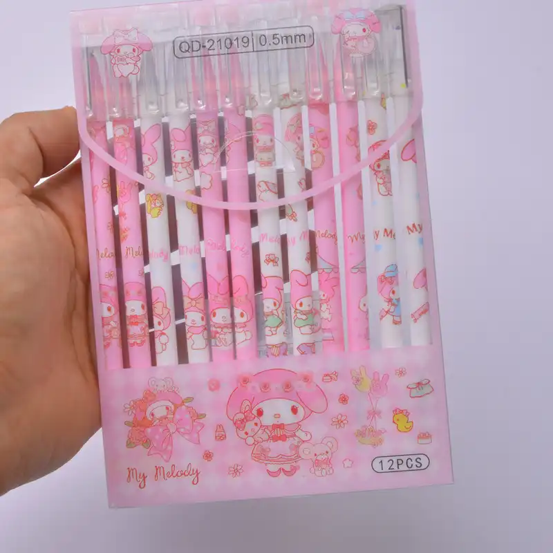 روان نویس مدل پاک کن دار طرح ملودی بسته 12 عددی