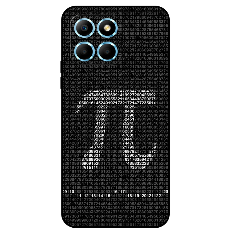 کاور مگافون طرح عدد پی مدل 7240 مناسب برای گوشی موبایل آنر X6 5G / X8 5G