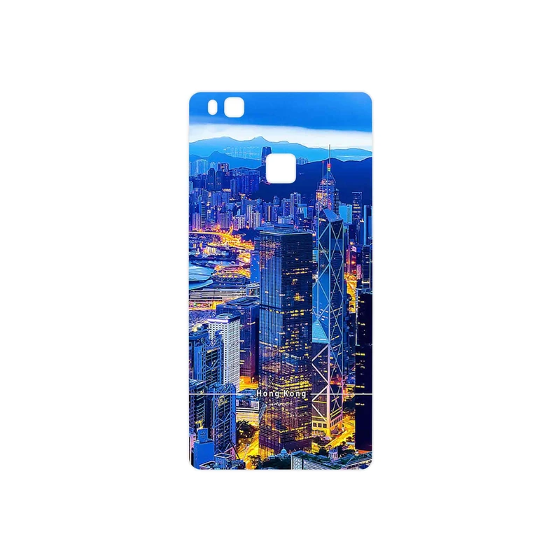 برچسب پوششی ماهوت مدل Hong Kong City مناسب برای گوشی موبایل هوآوی P9 Lite