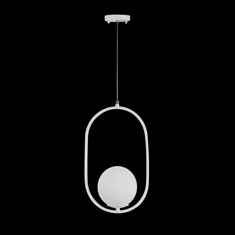 لوستر آویز تک شعله چشمه نور کد AB1237/1-WT