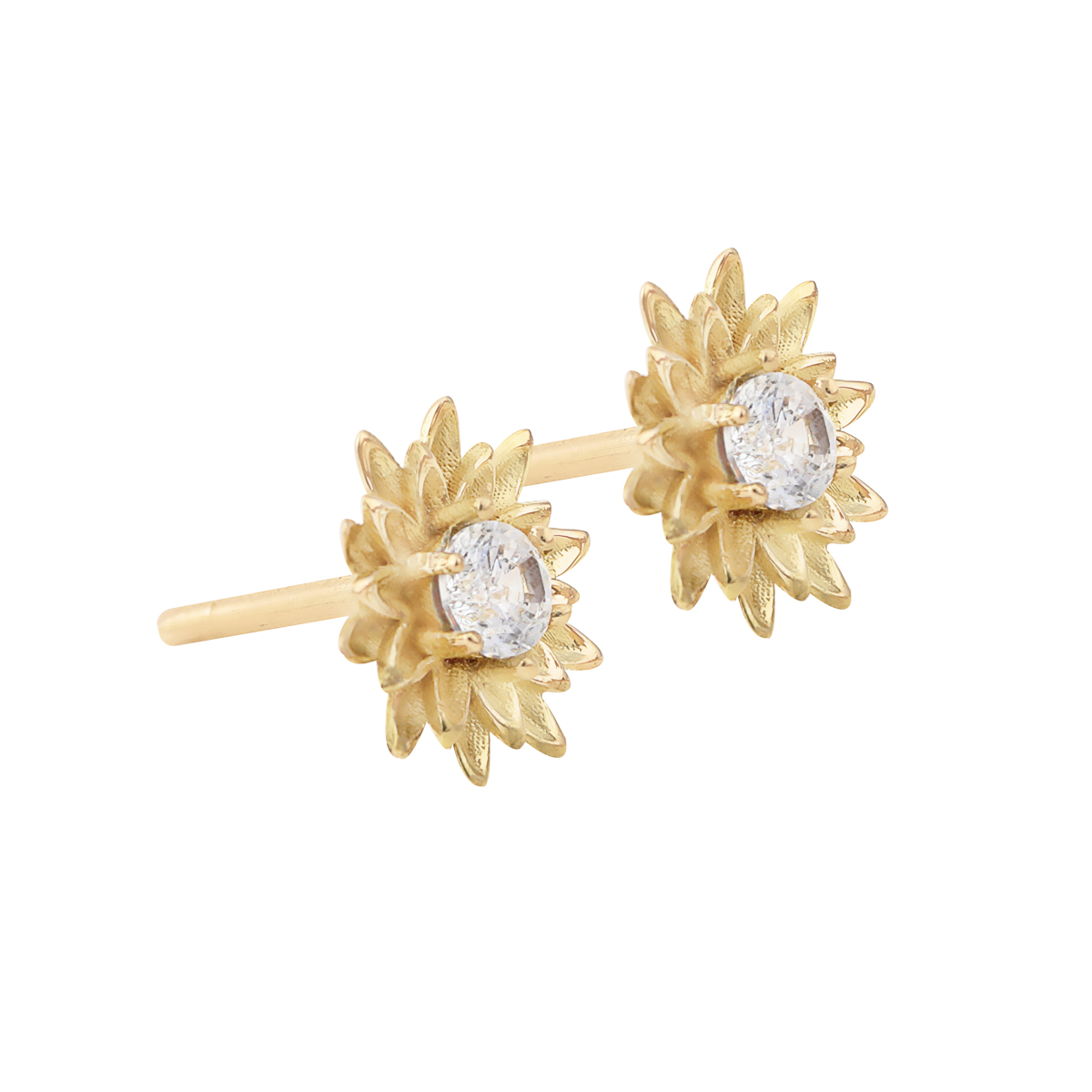 گوشواره طلا 18 عیار زنانه بان گالری مدل ماری گلد