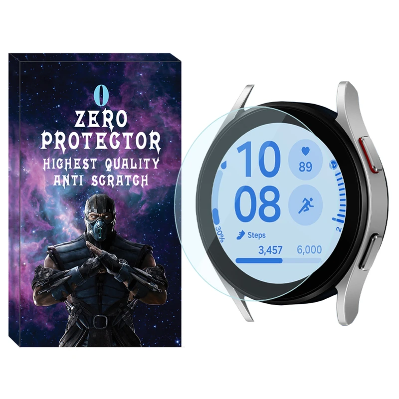 محافظ صفحه نمایش شیشه‌ای زیرو مدل Glass-ZR مناسب برای ساعت هوشمند سامسونگ Galaxy Watch FE