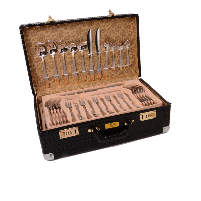 سرویس قاشق و چنگال 86 پارچه ویکالینا مدل V220 سرویس قاشق و چنگال 86 پارچه ویکالینا مدل V220