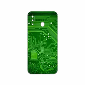 MAHOOT Green Printed Circuit Board Cover Sticker for Samsung Galaxy A30