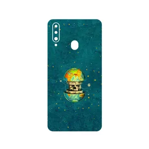 MAHOOT Collage of Earth Face Cover Sticker for Samsung Galaxy A20s