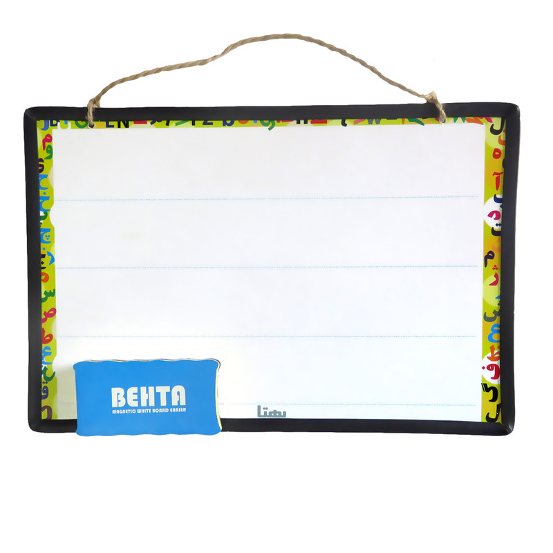 تخته سیاه مدل BL سایز 28 ×42 سانتی متر به همراه تخته پاک کن و گچ تخته سیاه مدل BL سایز 28 ×42 سانتی متر به همراه تخته پاک کن و گچ