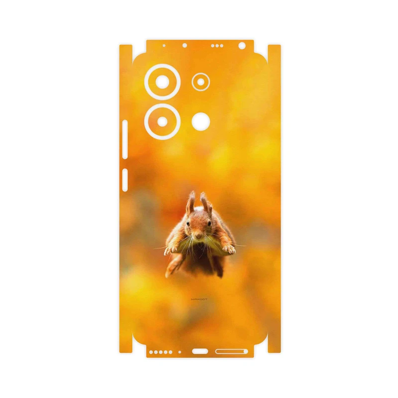 برچسب پوششی ماهوت مدل Squirrel-FullSkin مناسب برای گوشی موبایل شیائومی Redmi Note 13 4G