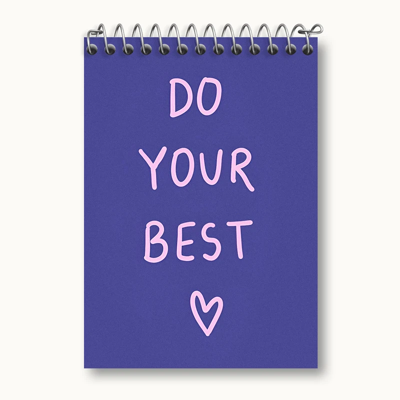 دفتر یادداشت 50 برگ خندالو طرح Do Your Best کد N2885