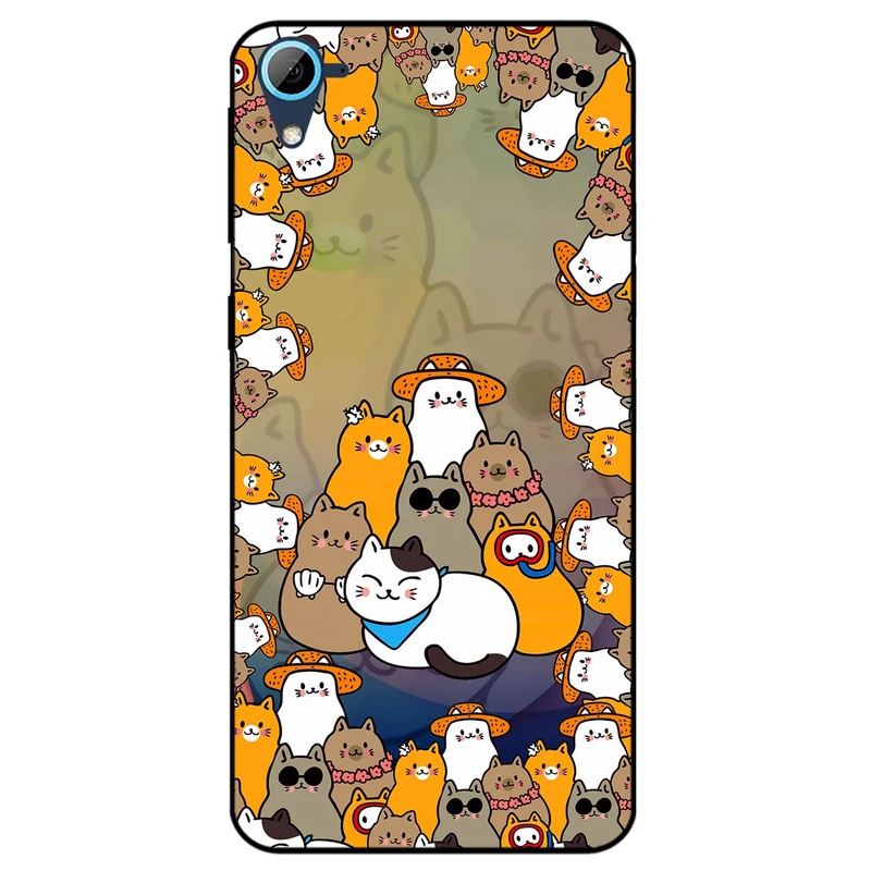 کاور مگافون طرح گربه مدل 7717 مناسب برای گوشی موبایل اچ تی سی Desire 826