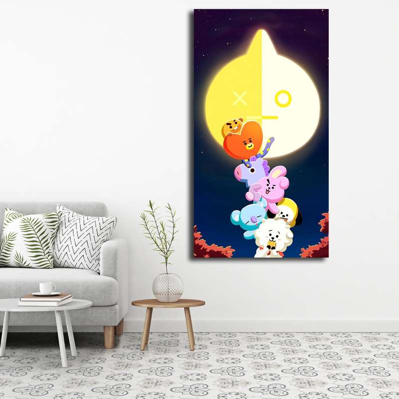 تابلو شاسی کودک مدل BT21 کد 37