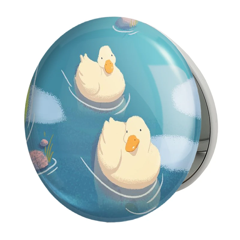 آینه جیبی خندالو طرح اردک های خنگ مدل تاشو کد 29243