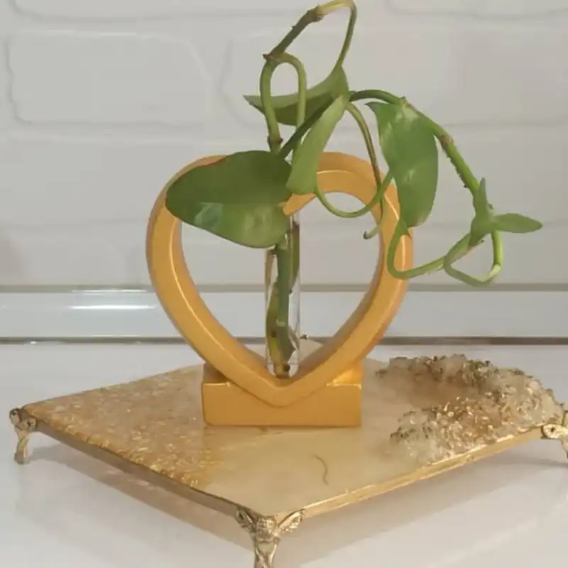 قالب سیلیکونی مدل گلجای قلب